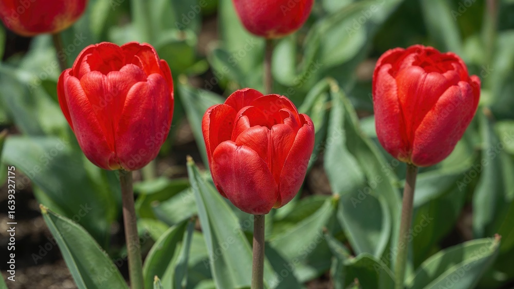 Tulips Belong To A Genus Of Plants With Single Seed-Lobes. Tulips Belong To A Genus Of Plants With Single Seed-Lobes.