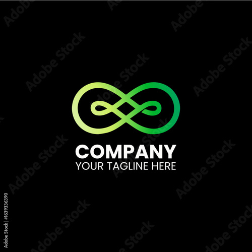 Infinity Loop Logo Endless and Continuity Branding Icon