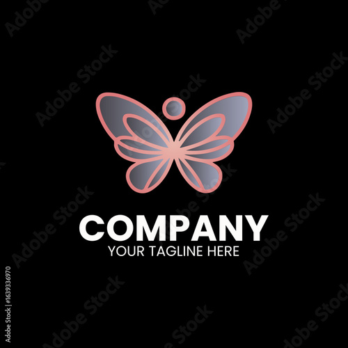 Minimal Butterfly Logo Vector for Beauty, Nature, and Creative Branding