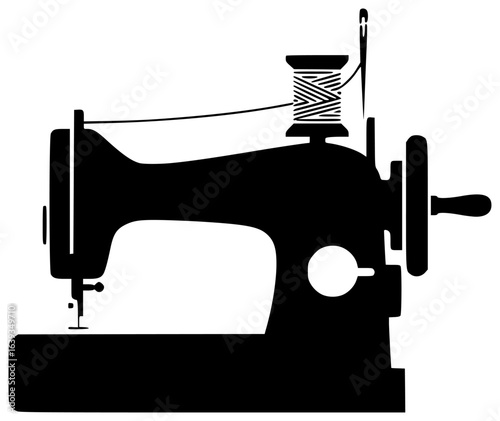 fashion tool on desk with accessories and threads in studio