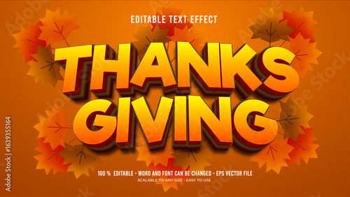thanks giving editable text effect