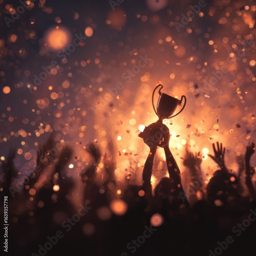 trophy celebration background image