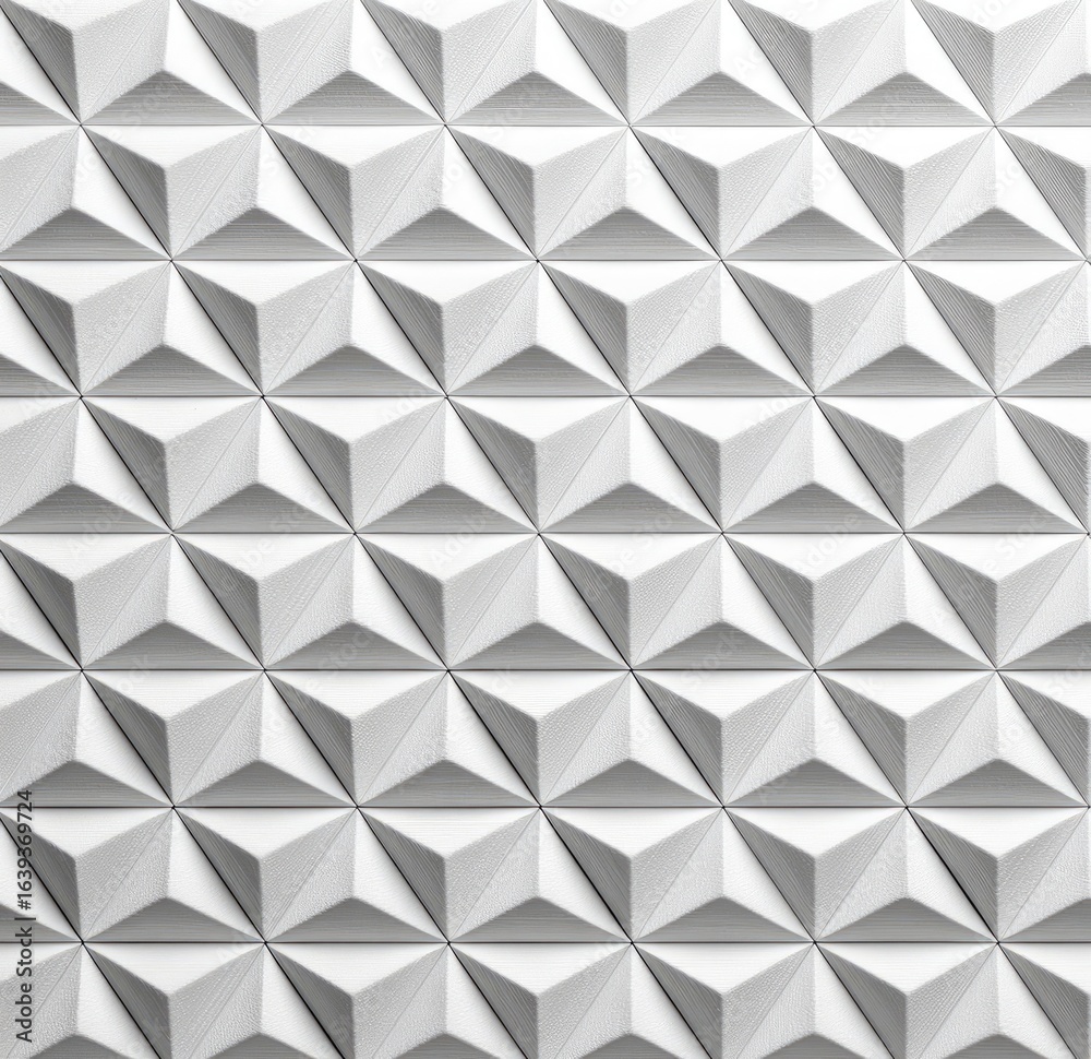 Fototapeta premium Geometric White Texture