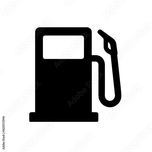 Gas station icon set Gasoline industry signs Oil refuel Fuel energy signs isolated on white