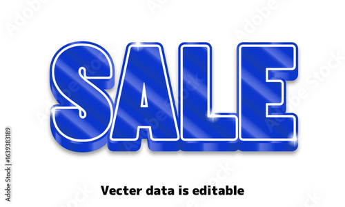 Sparkly text design for title_SALE_BLUE