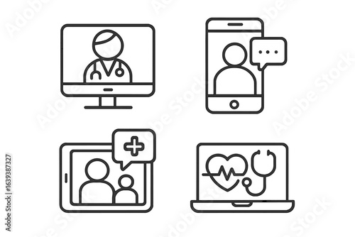 Telehealth services provide remote medical consultations using various devices for patients and healthcare providers daily