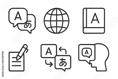 Learning languages through conversation, writing, and translation in a global context