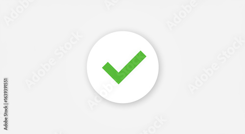 Free Download Green Checkmark in White Circle - GFXLoad