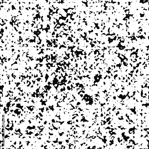 Seamless pattern, rough vector background, black and white