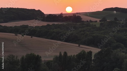 Coucher de soleil complet