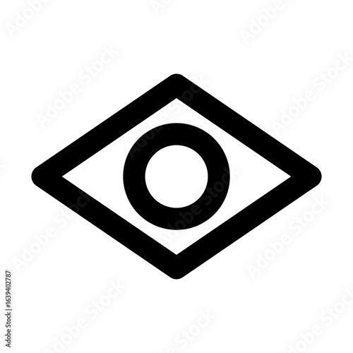 Free Download icon, sign, button, symbol, vector, eye, illustration, web, warning, internet, design, business, 3d, camera, road, map, danger, hazard, circle - GFXLoad