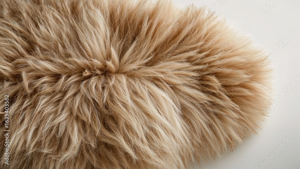 Fototapeta premium Light brown fur texture