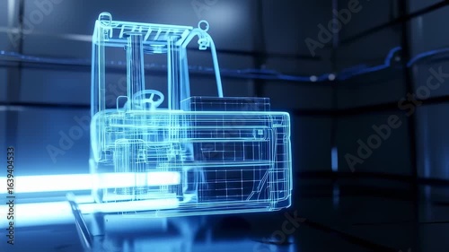 Holographic forklift design