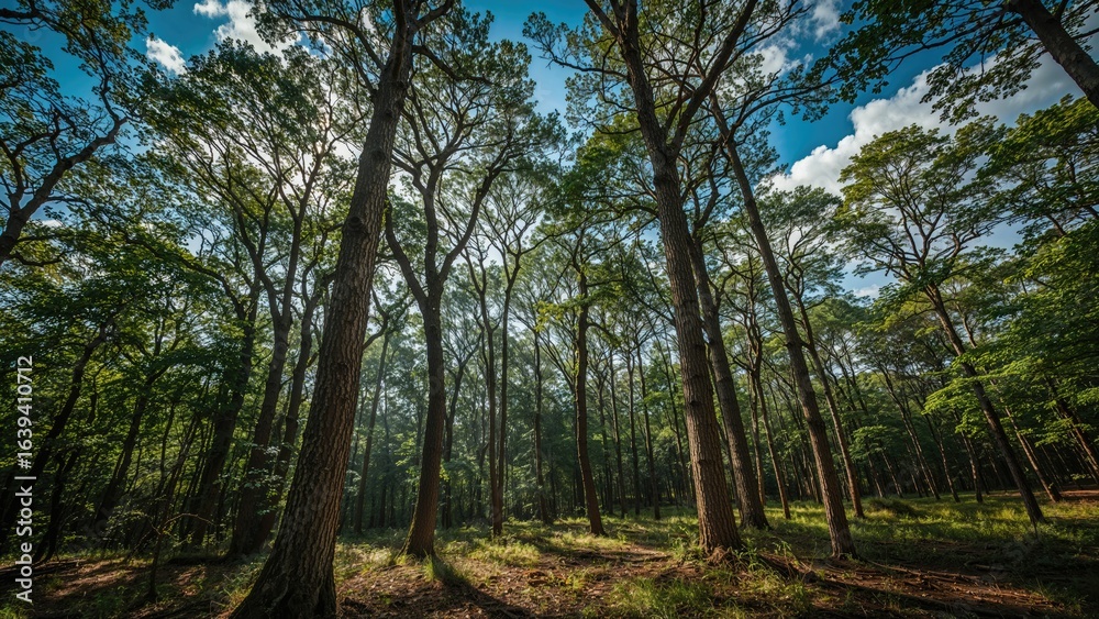 Fototapeta premium Unwind Surrounded by a Forest Canopy