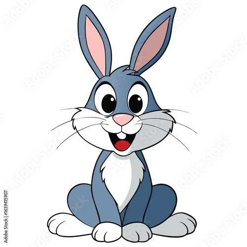 A playful rabbit nibbles on a carrot, a snack for the cute, furry animal