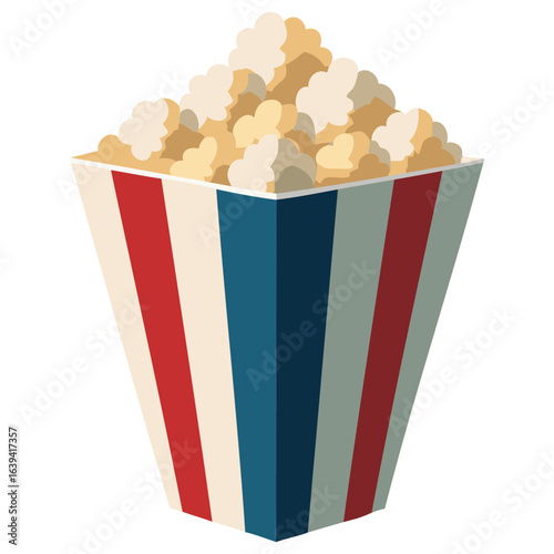 Pop Corn and Snack Food Vector Design