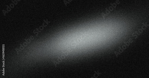 Dark Grainy Abstract Background with Central Luminous Spot