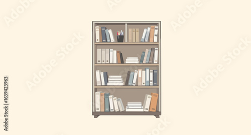 bookshelf with books