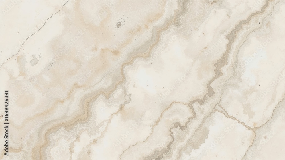 Fototapeta premium Natural Onyx Patterned Marble in Light Ivory Cream for Ceramic Tile Design