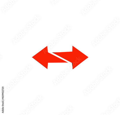 Free Download red arrow icon on white background - GFXLoad