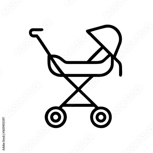 baby carriage vector illustration