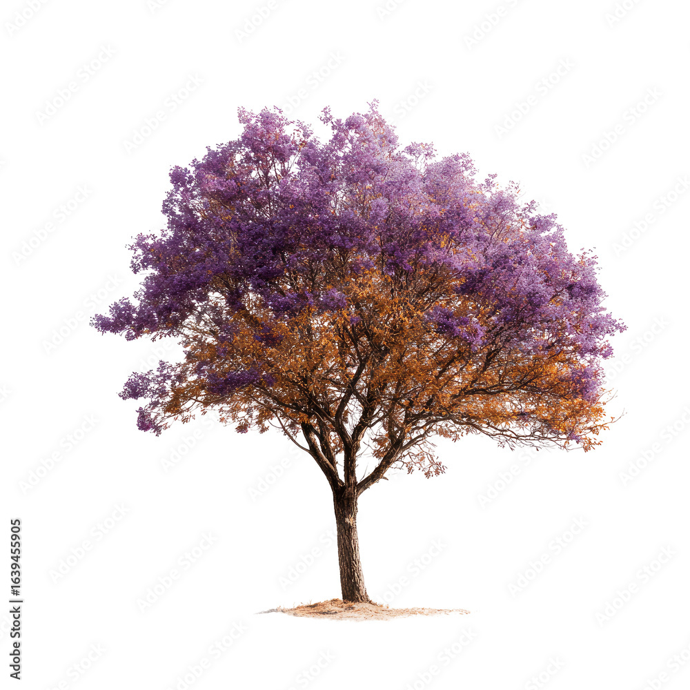 Obraz premium Purple and Gold Tree