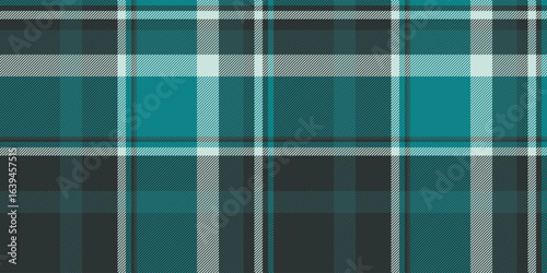 Stylish teal and gray plaid pattern.  Perfect for textile design, website backgrounds, or fashion projects.  This seamless texture offers a modern, sophisticated look with a touch of rustic charm.