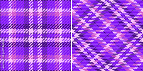 Pattern plaid vector of tartan texture textile with a background seamless check fabric. Set in gradient colors. English fashion trends for the season.