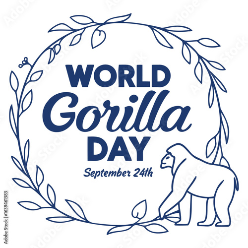 World Gorilla Day and Save The Gorilla Poster