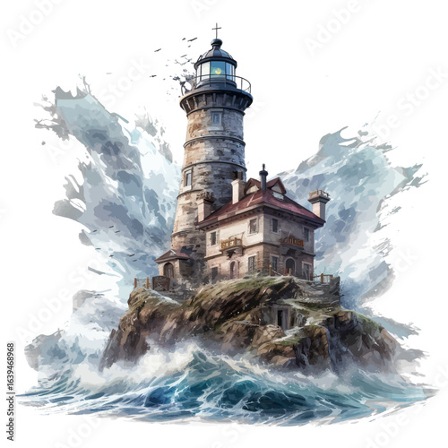 lighthouse on the coast