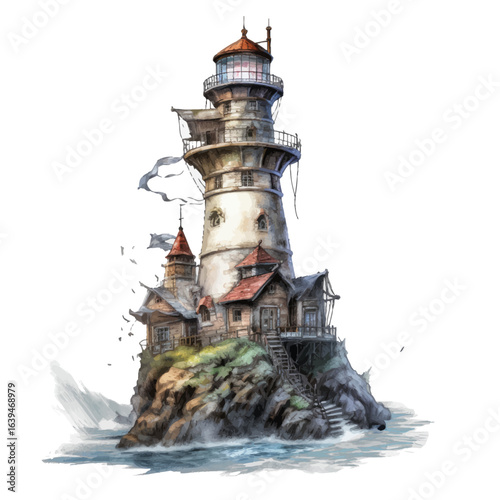 lighthouse on the coast