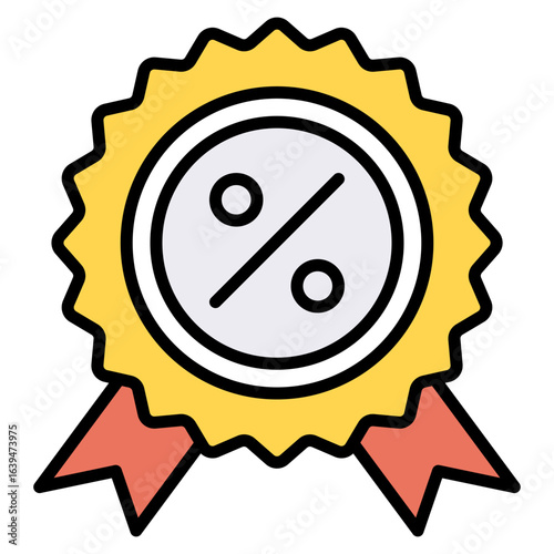 Promotion lineal color icon