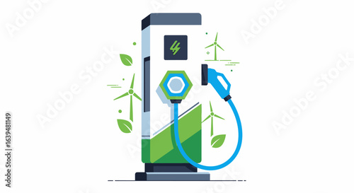 Eco-Friendly Electric Vehicle Charging Station Design