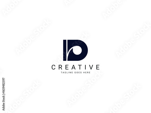 d modern letter logo