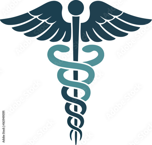 Medical logo vector art illustration