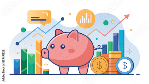 Illustration of a customer service representative with headset and laptop working at a desk