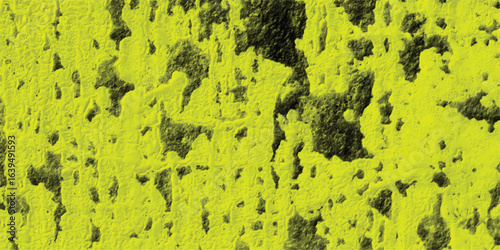 Textured bright yellow and dark green abstract background design with rough surface ideal for art projects or digital designs