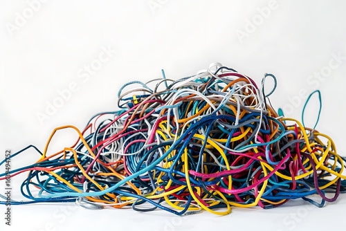 pile of colorful wires