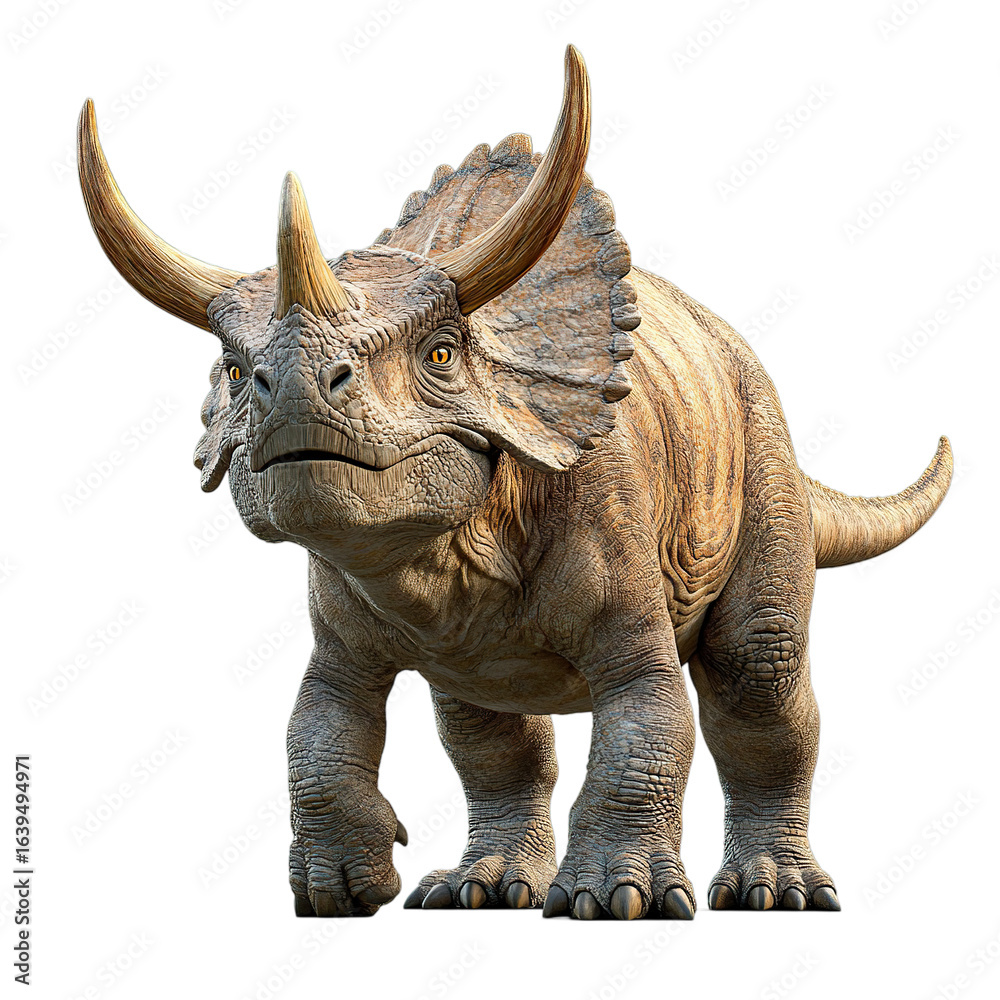 Fototapeta premium 3D Render of a Triceratops Dinosaur