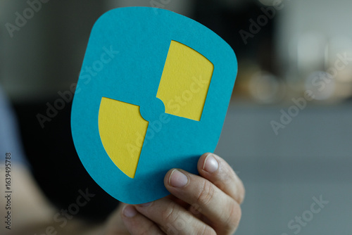 Close-up of a hand holding ...