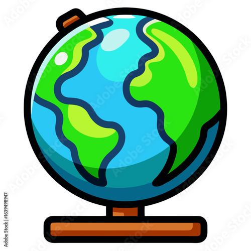 Cartoon Globe Icon