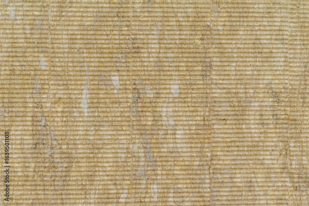 Mineral wool insulation board with ribbed surface Mineral wool insulation board with ribbed surface