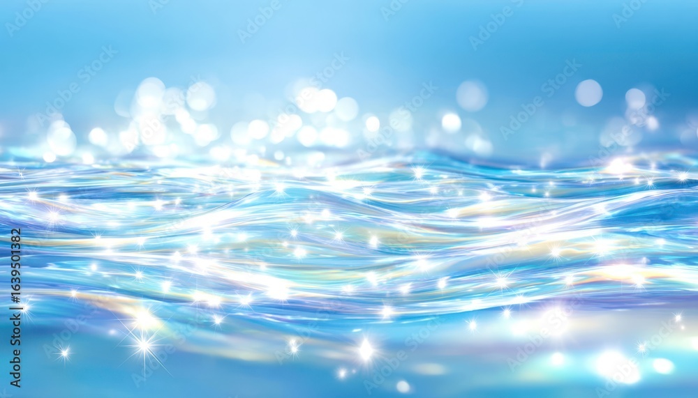 Naklejka premium blue water background