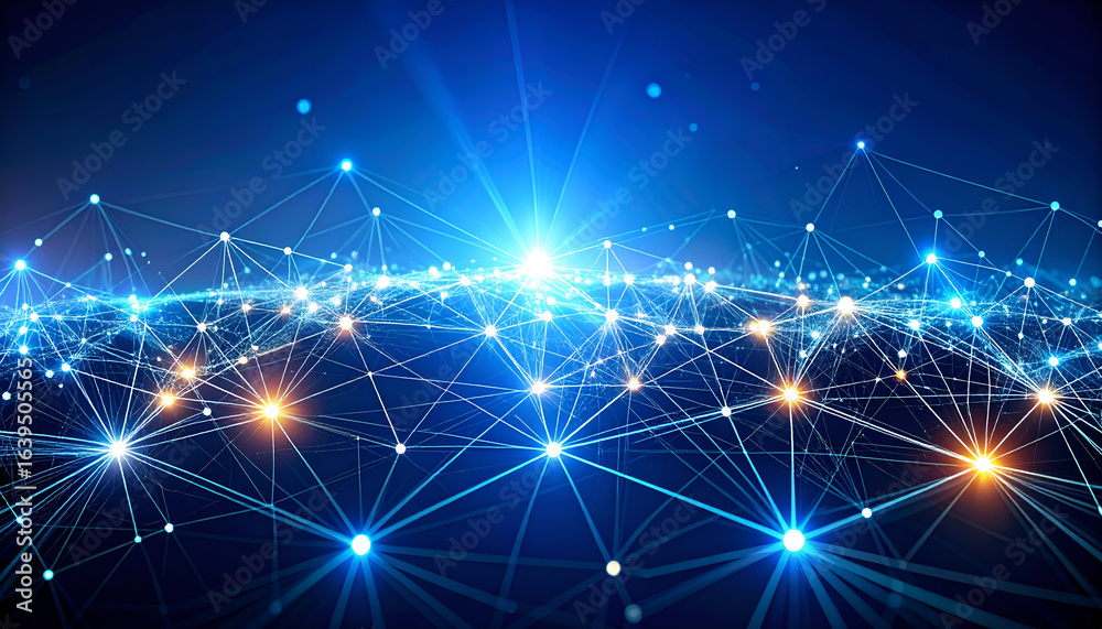 Obraz premium Global Network Connection. (5)