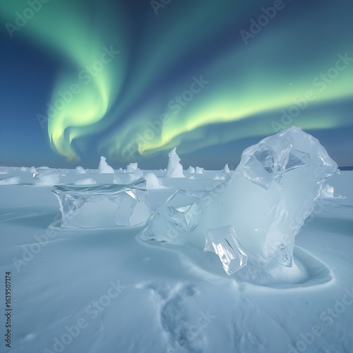 iceberg in winter