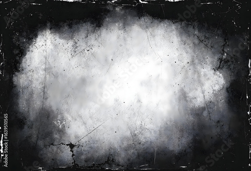 High Resolution Black and White Grunge Texture – Distressed Vintage Background for Overlays, Posters, and Graphic Design Projects
