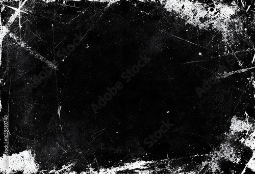 High Resolution Black and White Grunge Texture – Distressed Vintage Background for Overlays, Posters, and Graphic Design Projects
