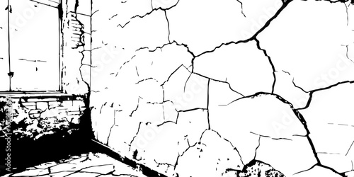 
Detailed wall texture with organic cracks and high-contrast grunge corners; useful for adding depth and realism to digital environments.

