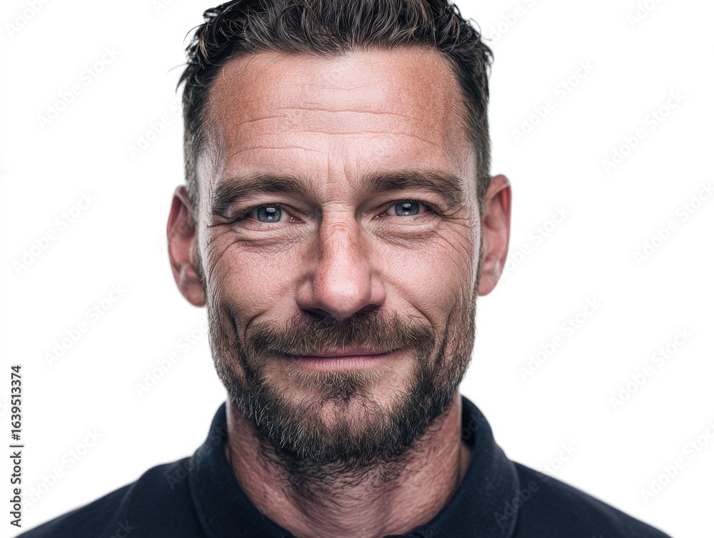 Fototapeta premium Professional headshot: mature businessman portrait for corporate use