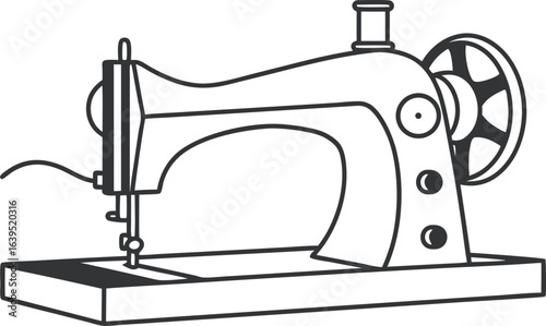 vintage sewing machine